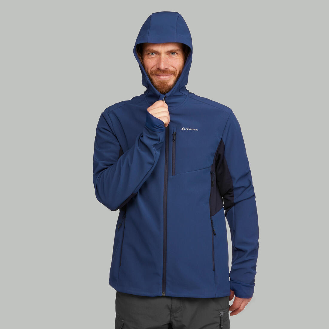 Veste coupe vent -  softshell - chaude  - MT500 - homme