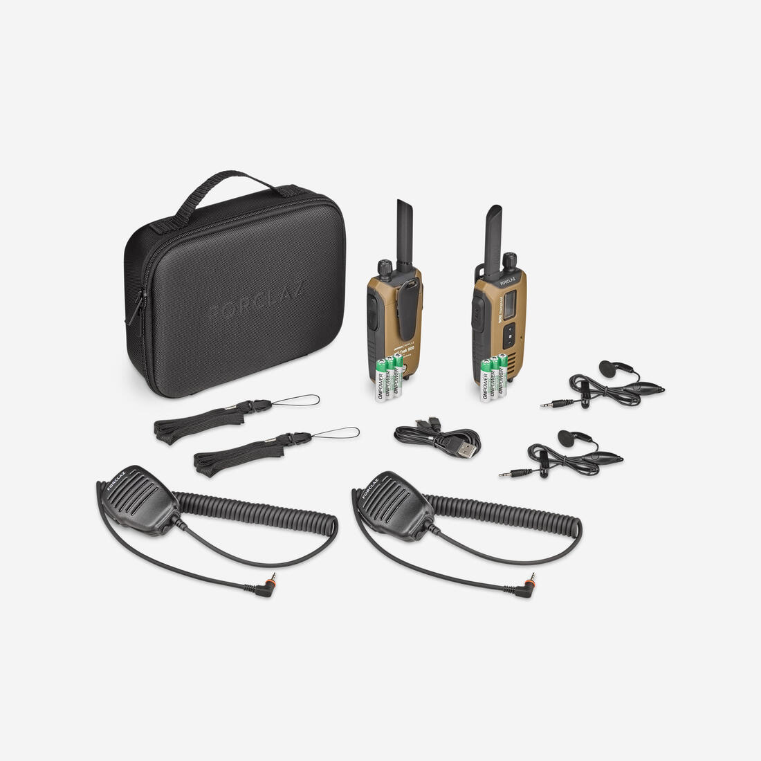 Coffret de 2 talkies-walkies rechargeables par USB - 10 km - WT900 WP