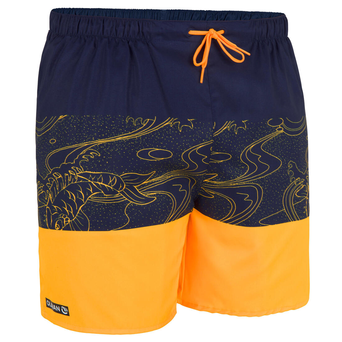 Surf boardshort court 100 Palm Black