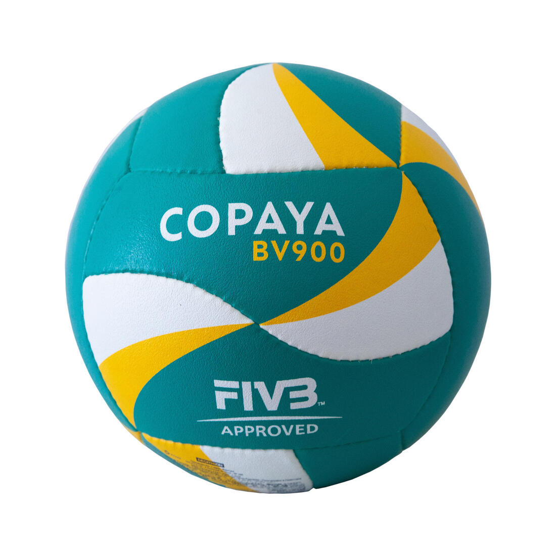 Ballon de beach volley BV900 FIVB vert et jaune