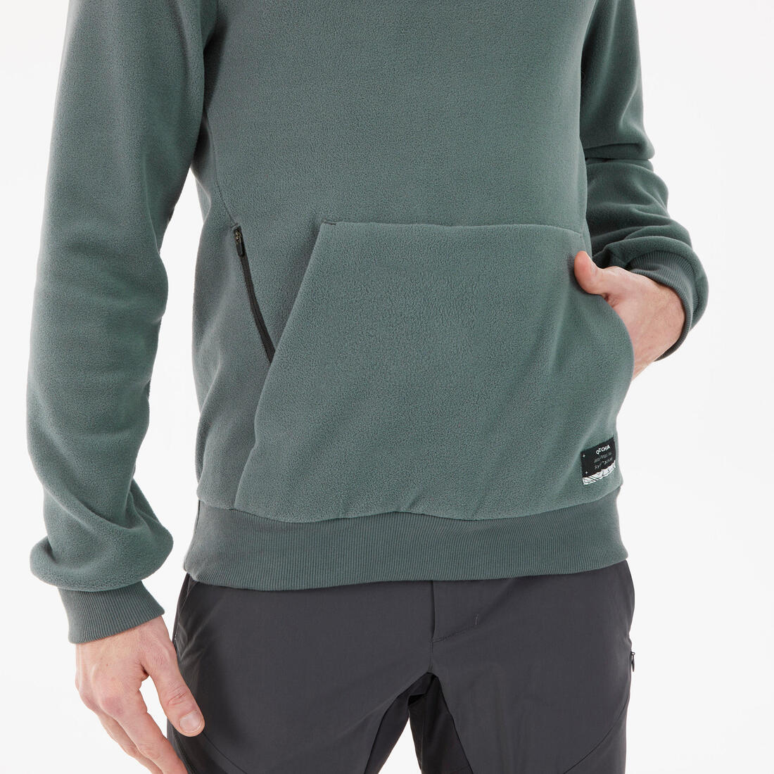 Polaire MH100 H Sweat hoodie verte