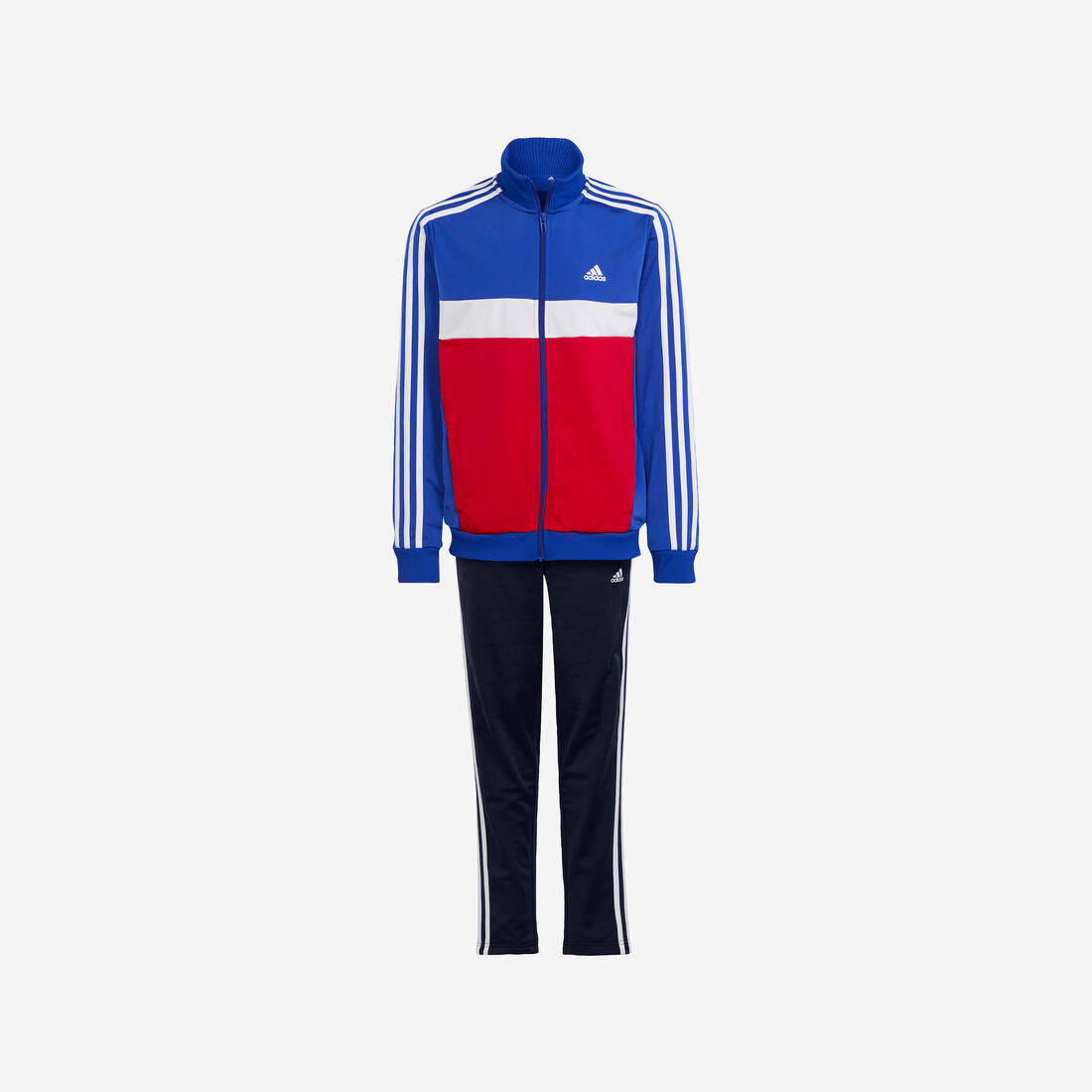 Survêtement colorblock de sport adidas enfant bleu rouge