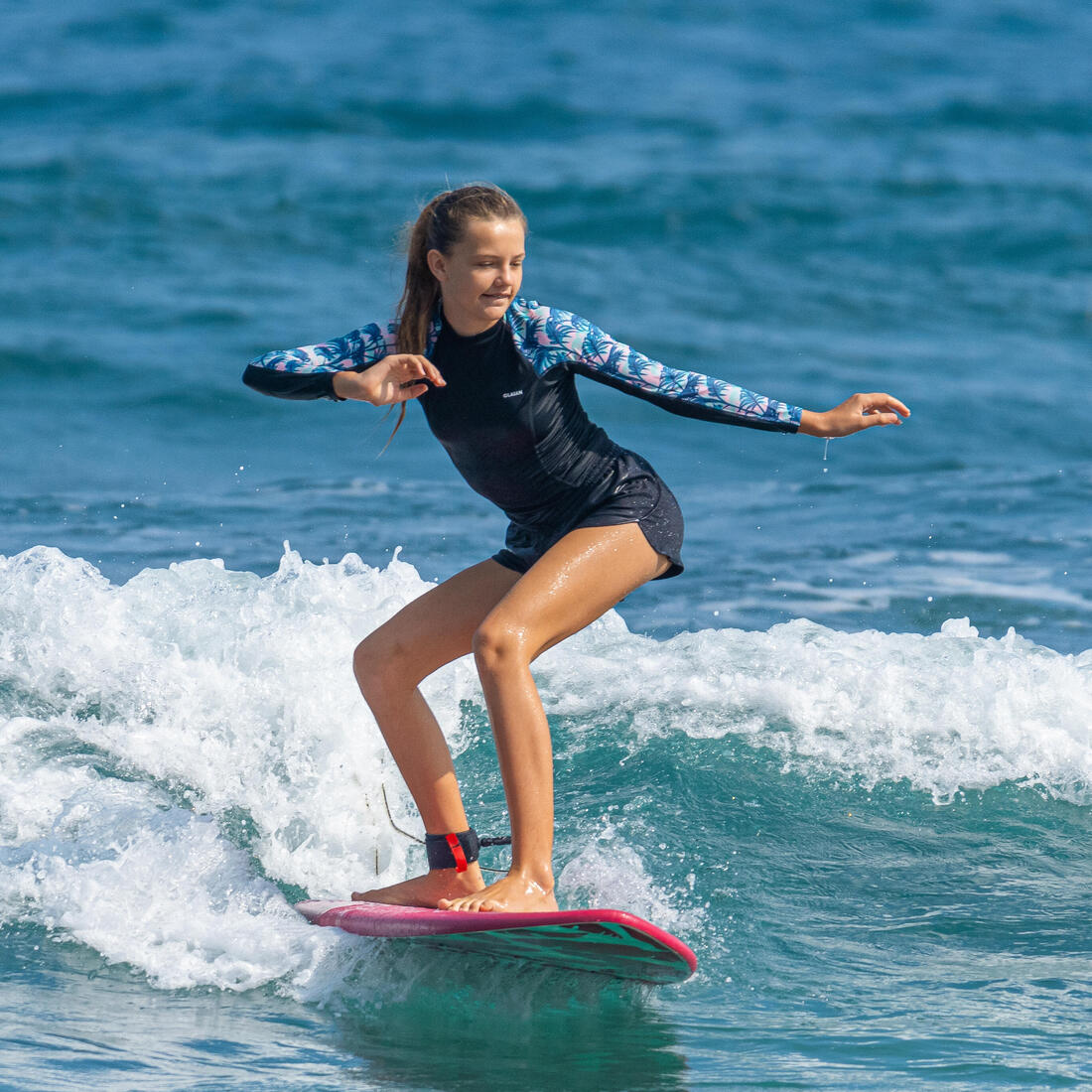 short de bain surf Fille junior