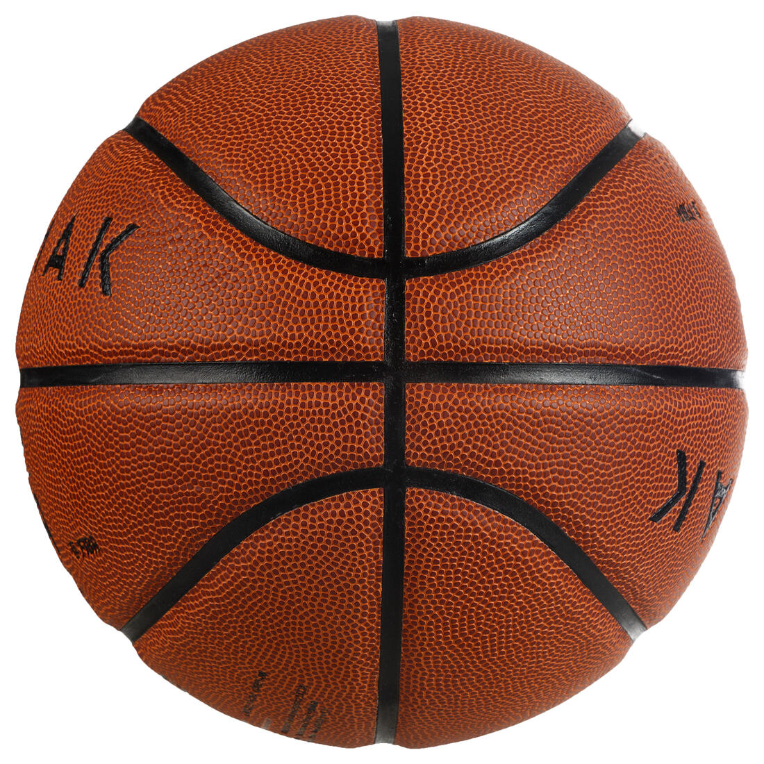 Ballon de basketball taille 6 - BT500 bleu orange