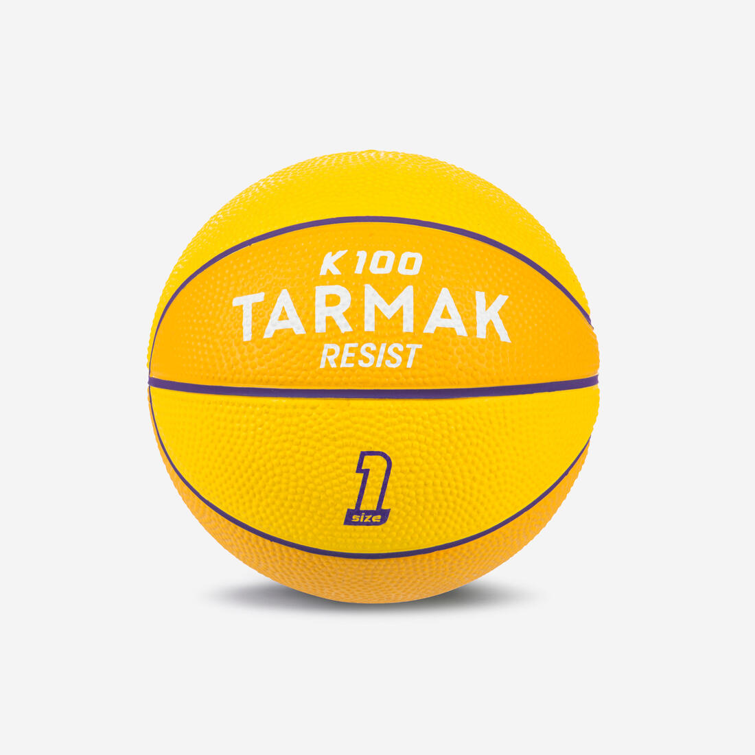 Mini ballon de basketball taille 1 Enfant - K100 Rubber