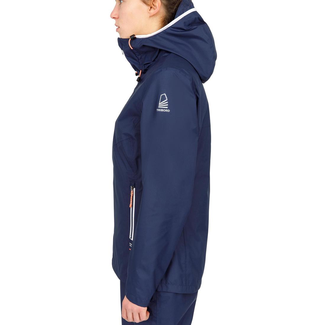 Veste imperméable de voile - veste de pluie SAILING 100 femme