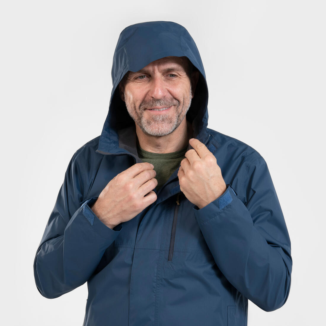 Veste imperméable de randonnée - nh500 imper - homme