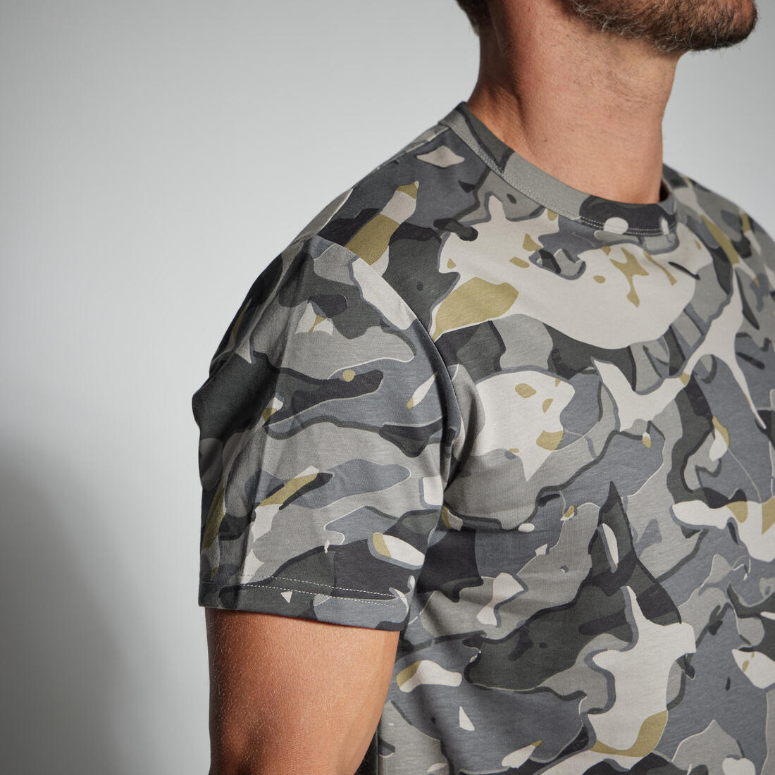 T-SHIRT RESISTANT 100 CAMO WOODLAND