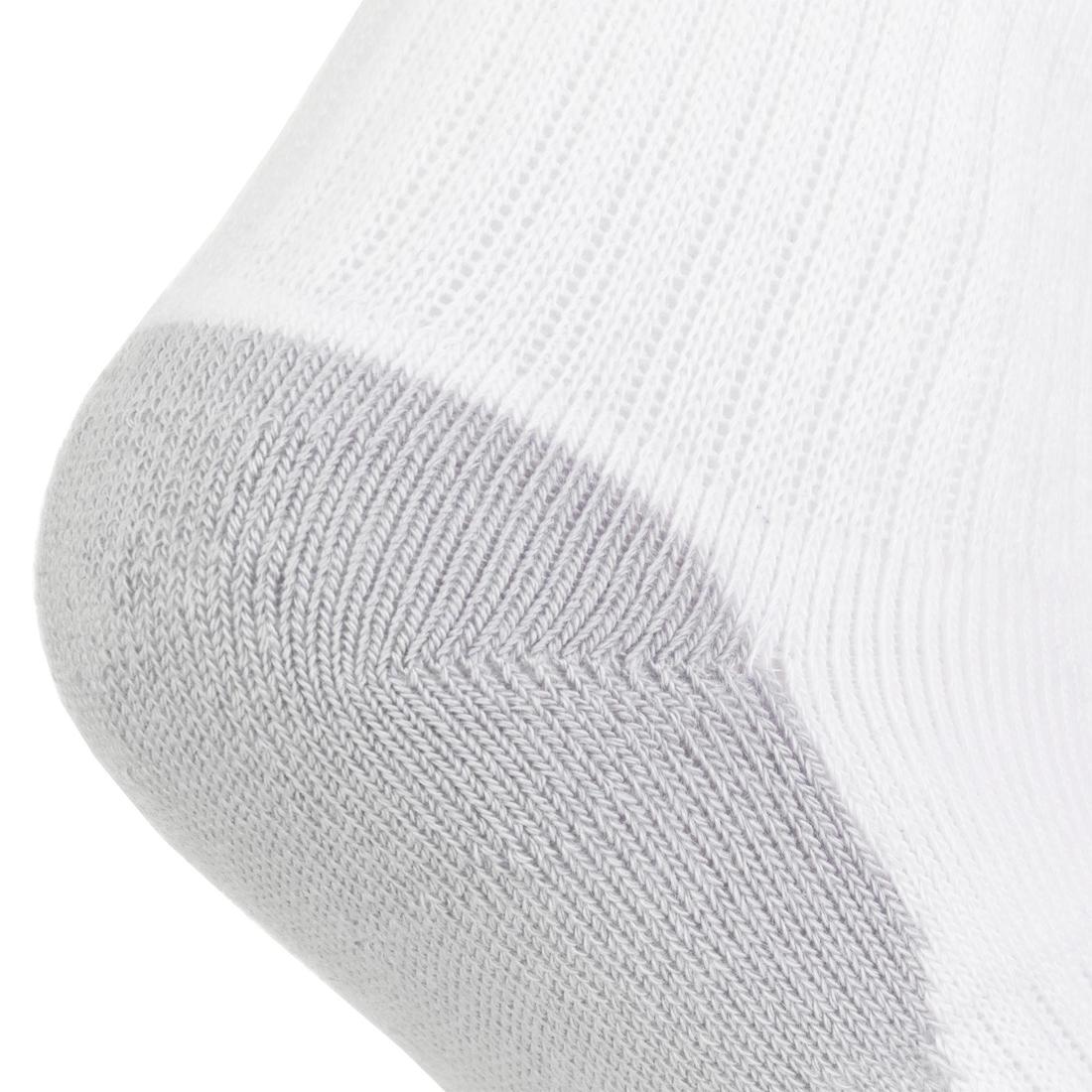 CHAUSSETTES DE SPORT ENFANT MI-HAUTES ARTENGO RS 500 LOT DE 3