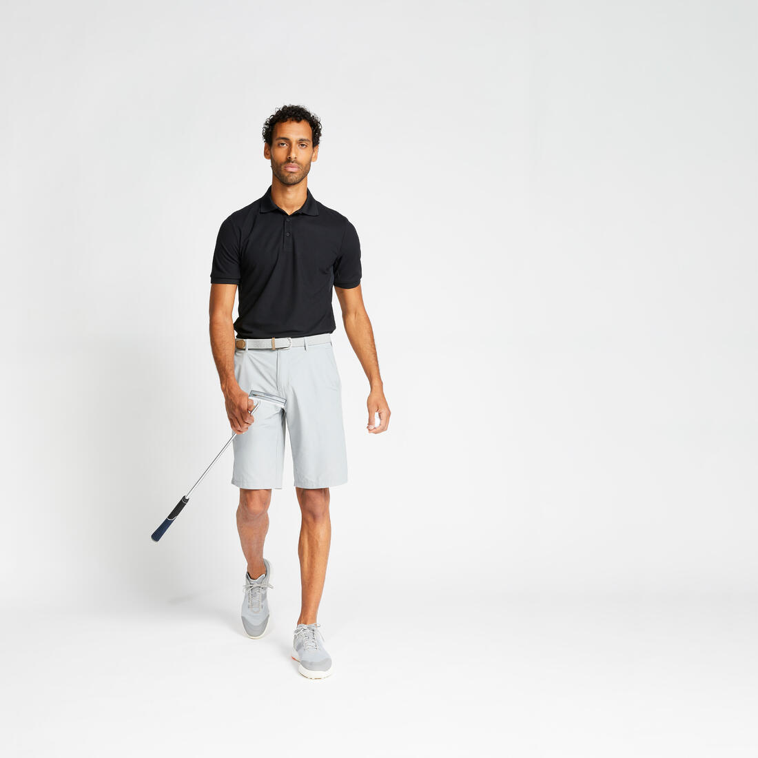 Short de golf homme WW500 gris