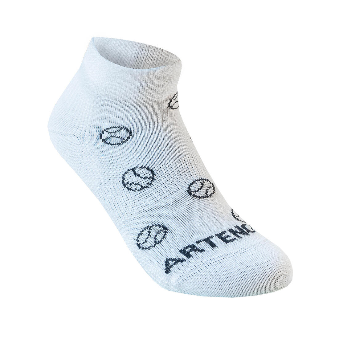 CHAUSSETTES TENNIS ENFANT MI-HAUTES ARTENGO RS 160 LOT DE 3