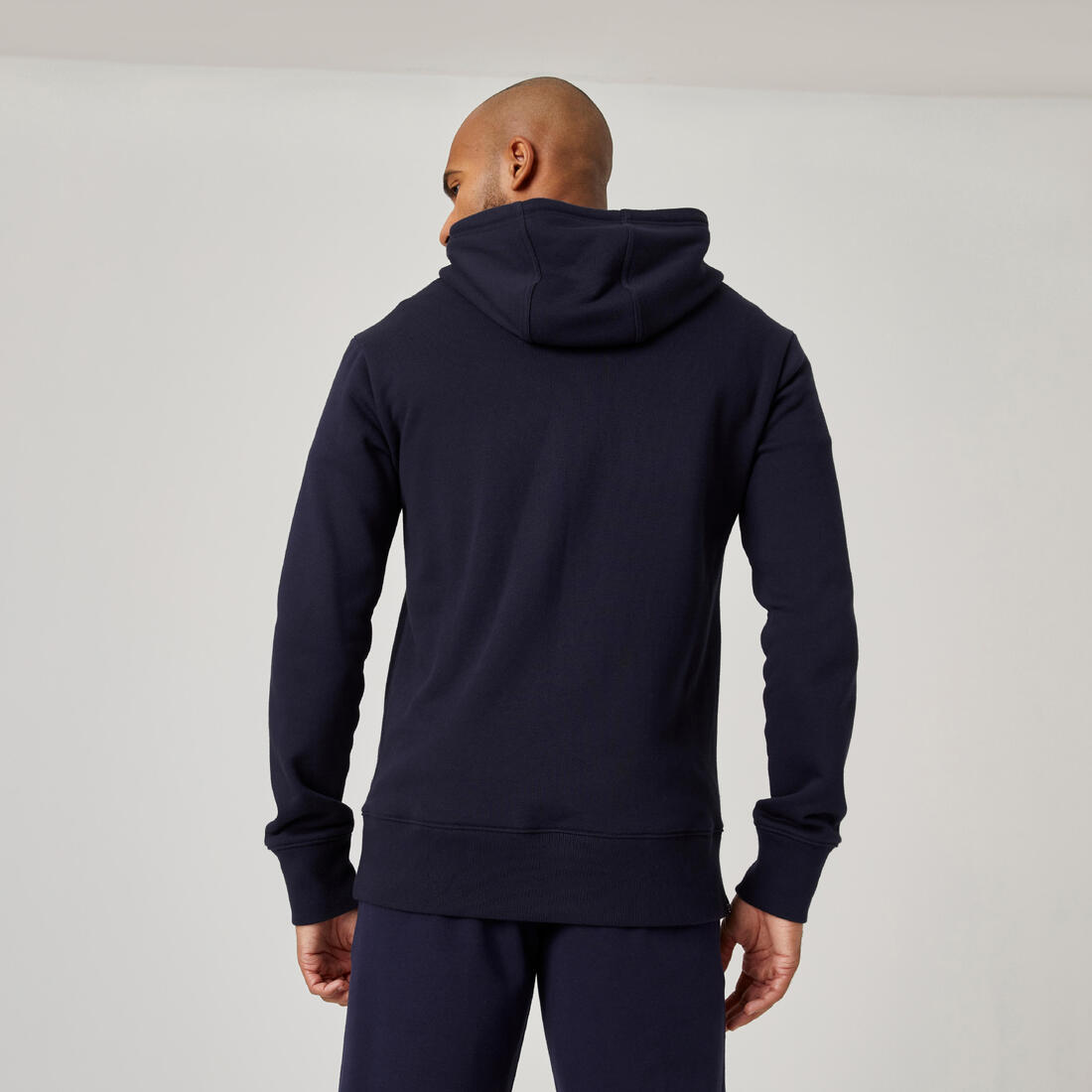 Sweat à capuche Fitness homme - 500 Essentials sépia