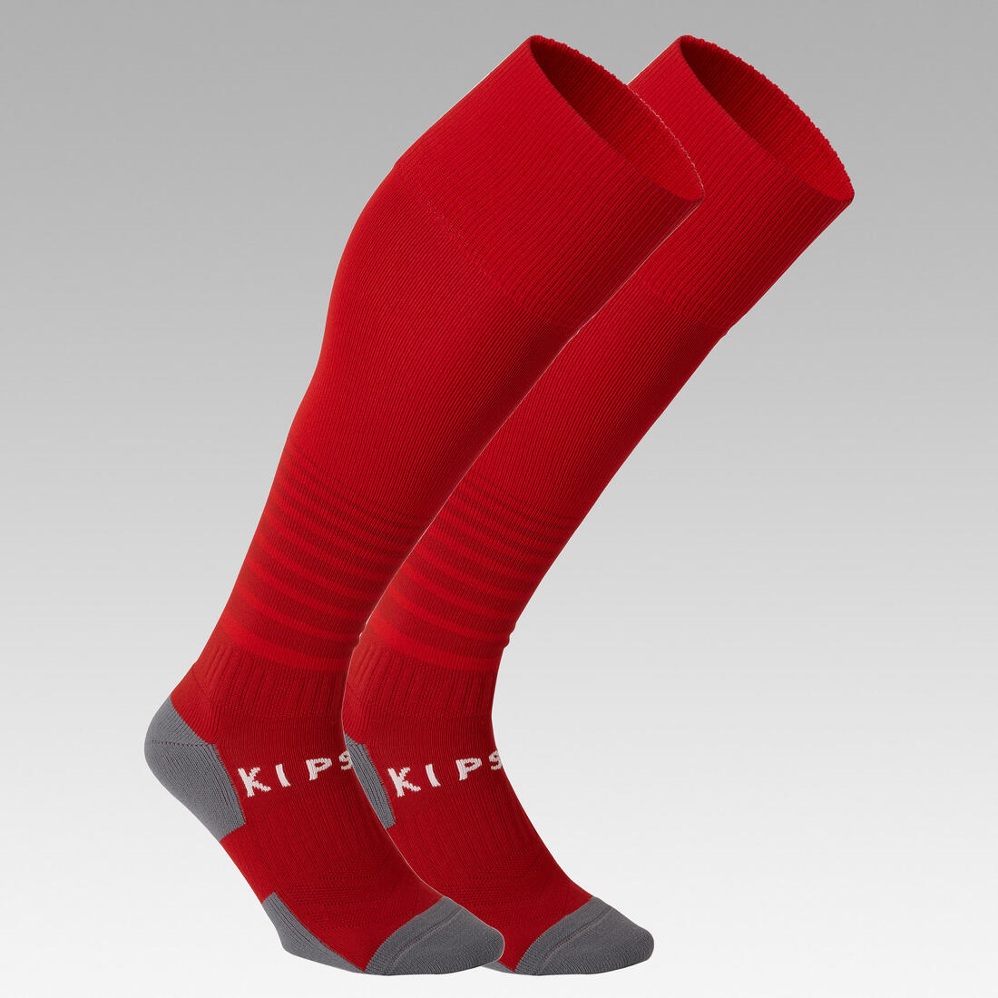 Chaussettes de football rayée enfant VIRALTO CLUB JR marine