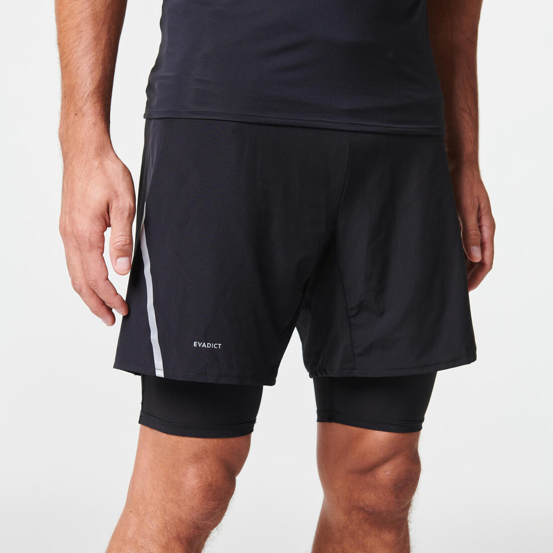 SHORT CUISSARD DE TRAIL RUNNING  CONFORT HOMME