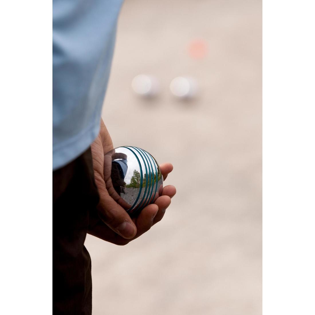 JEU DE 8 BOULES DE PETANQUE COULEUR LOISIR 100