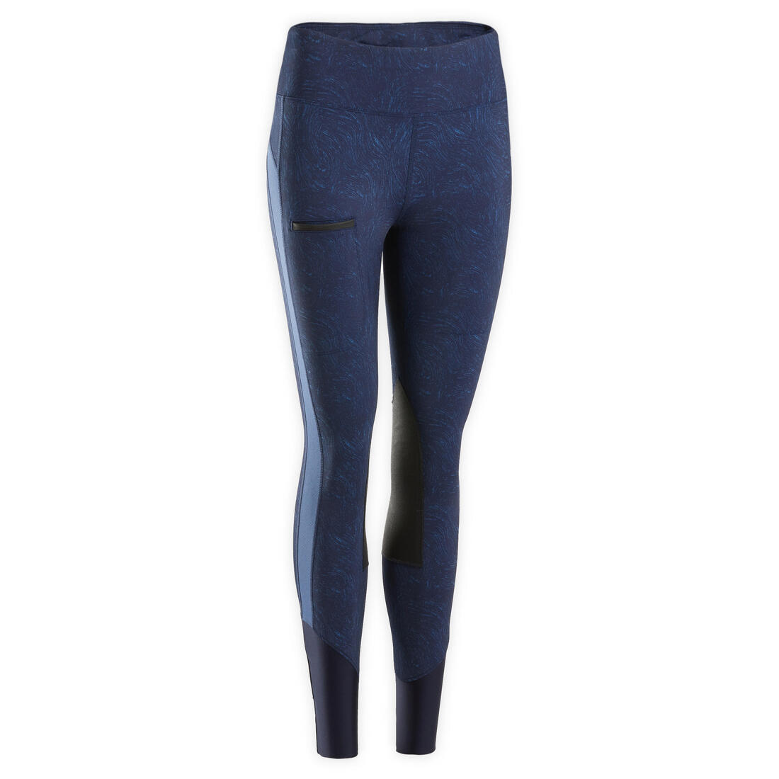 Legging équitation léger Femme - 100 marine