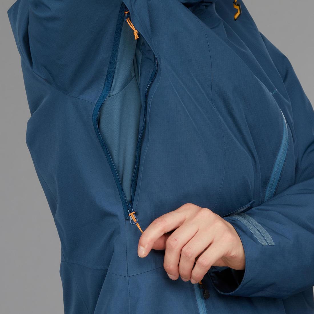 Veste 3en1 imperméable de trek voyage - Travel 500 -8 °C - Femme