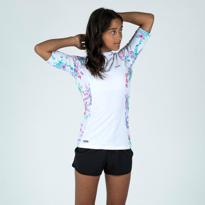 





Tee shirt anti uv manches courtes Fille - 500 Palm blanc, photo 1 of 6