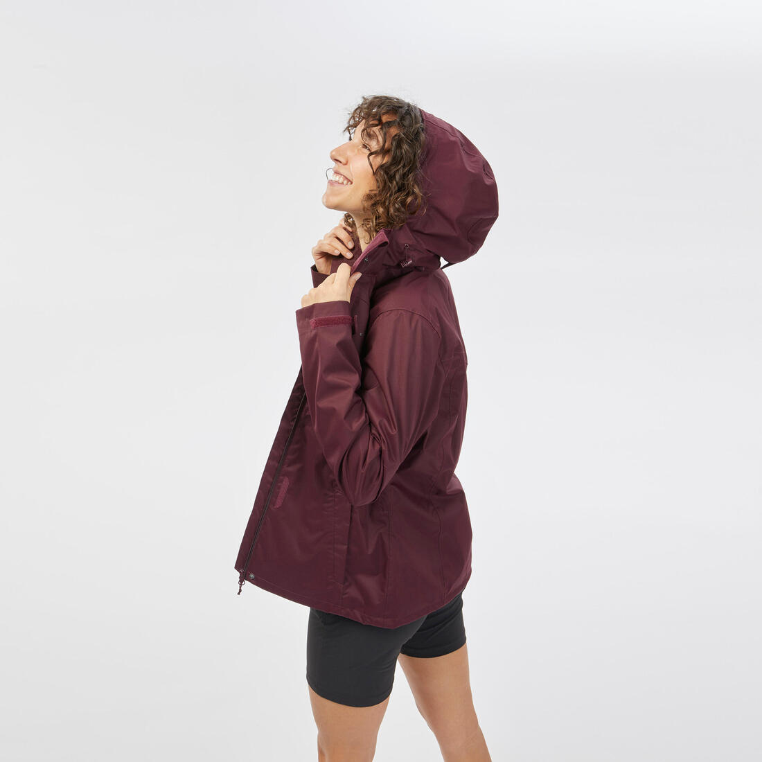 Veste imperméable de randonnée montagne - MH100 - Femme