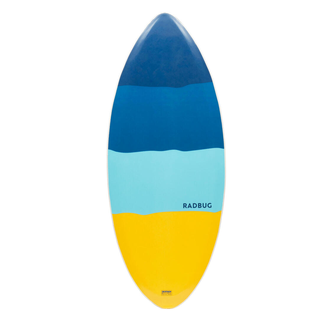 Skimboard mousse junior bleu turquoise multicolore