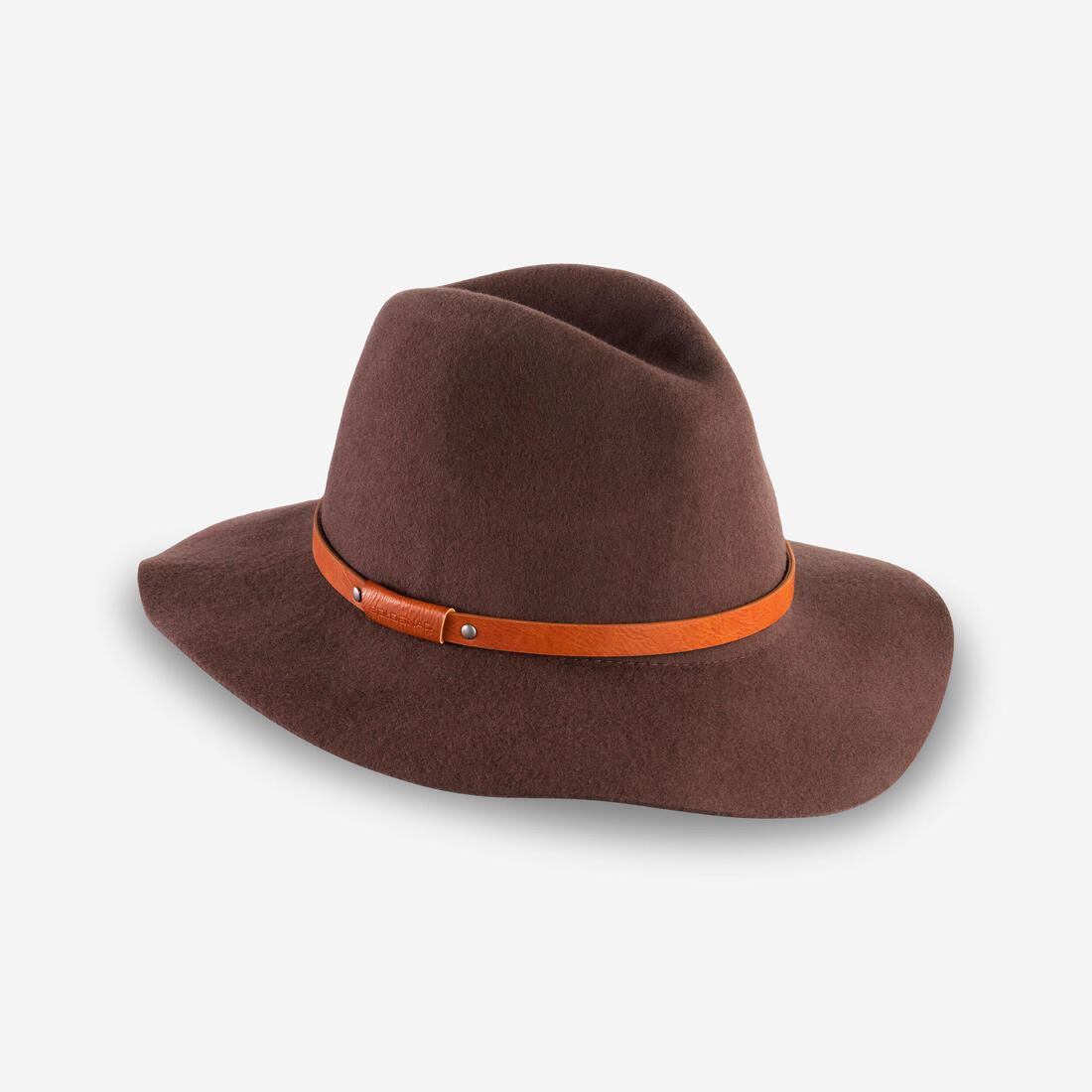 CHAPEAU FEMME FEUTRE LAINE MARRON 500