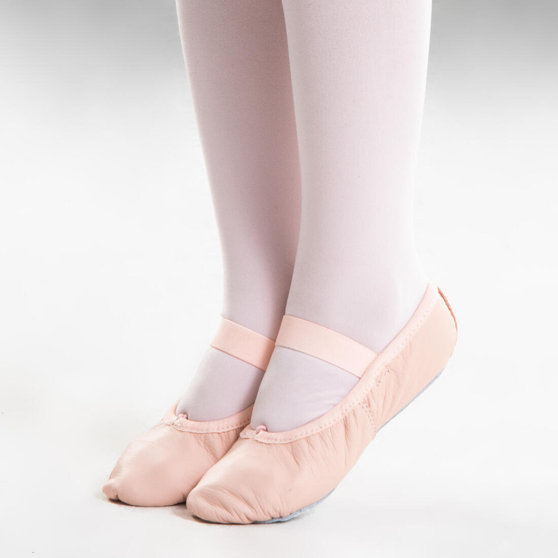 Demi-pointes de danse classique semelle entière enfant, rose