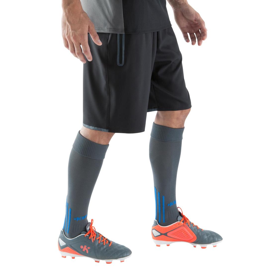 Short de football avec poches zippées adulte VIRALTO ZIP