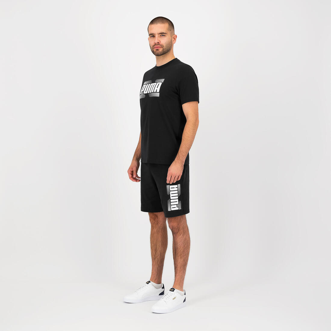 T-shirt PUMA active fitness manches courtes coton homme noir