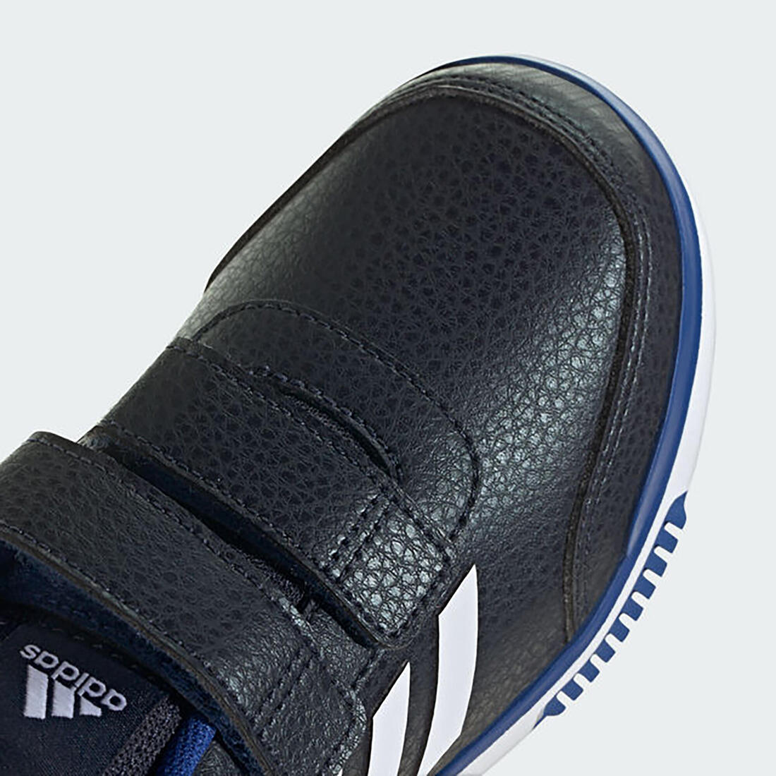 Baskets à scratch enfant - ADIDAS TENSAUR noir/bleu