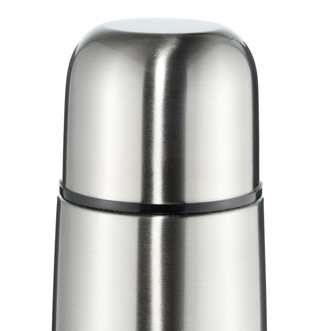 Bouteille isotherme inox 0,7L avec gobelet pour la randonnée - bleu