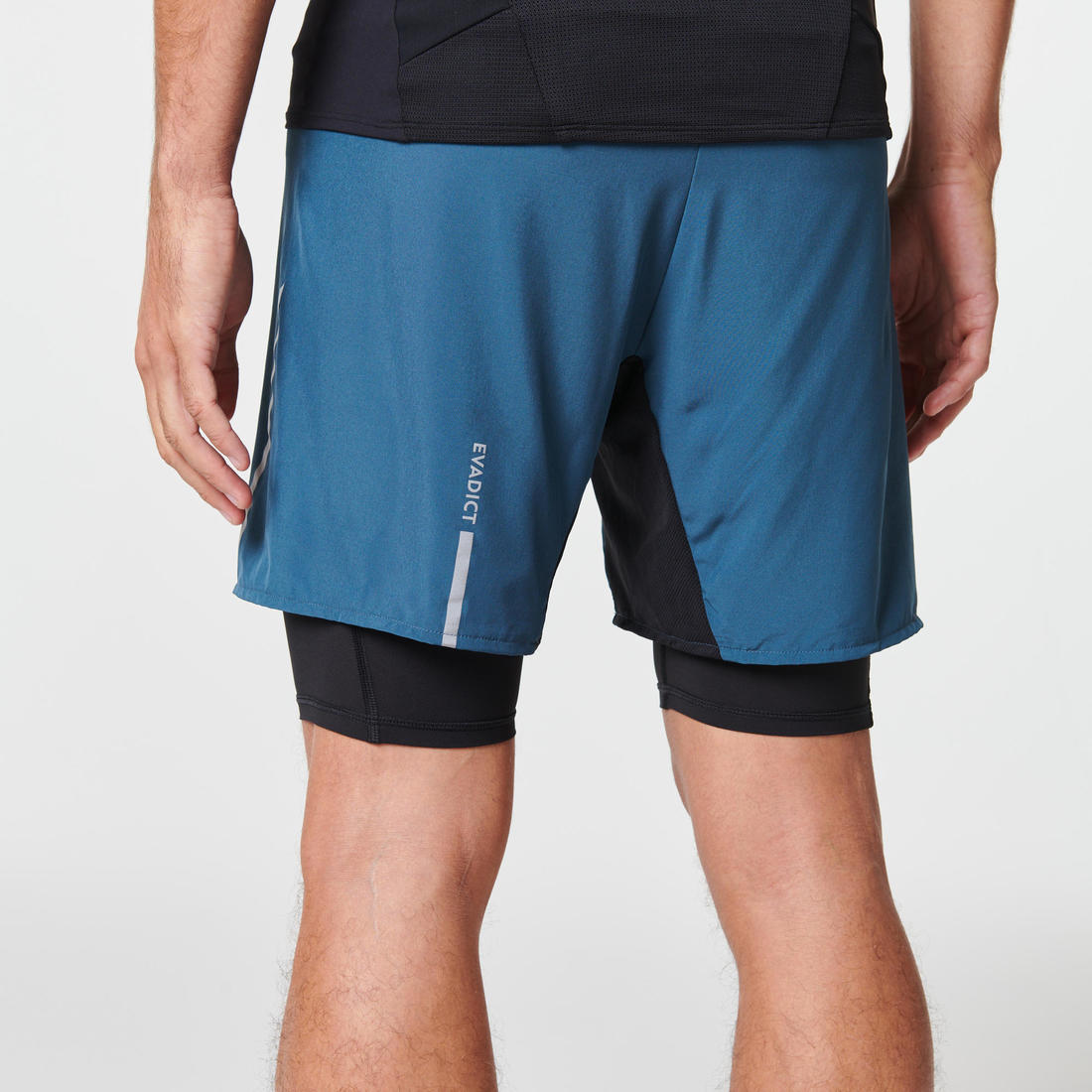 SHORT CUISSARD DE TRAIL RUNNING  CONFORT HOMME