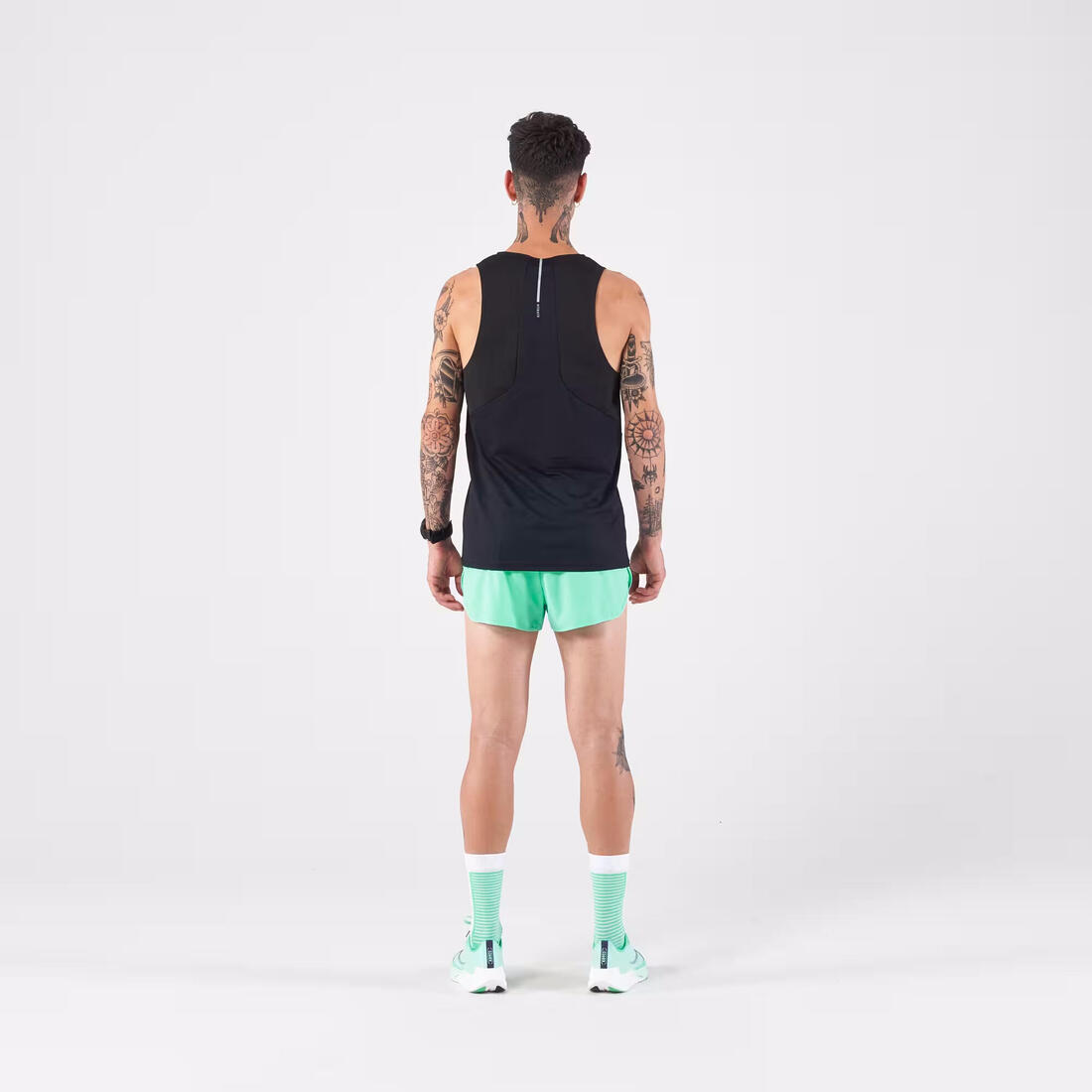 Short de running homme - kiprun run 500 confort split