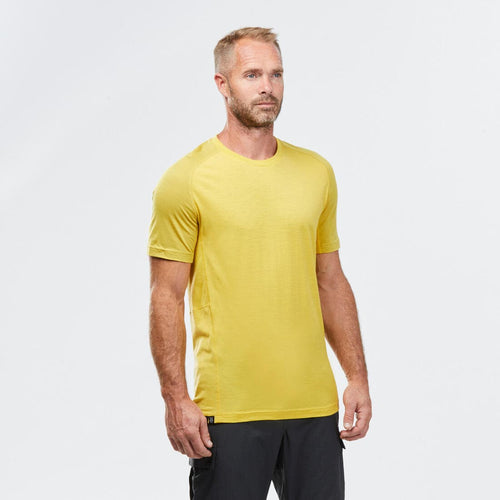 





T-shirt de trek manches courtes en laine mérinosHomme - MT500