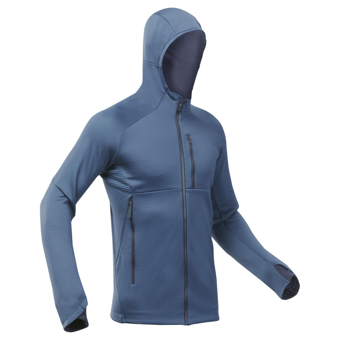 Veste polaire de randonnée - mh500 hood - homme