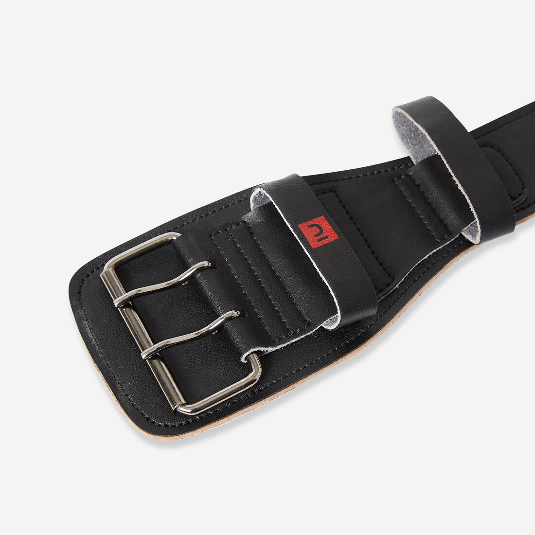 Ceinture lombaire de musculation en cuir noire