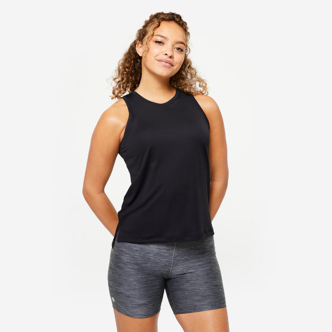 Débardeur de fitness coupe droite femme