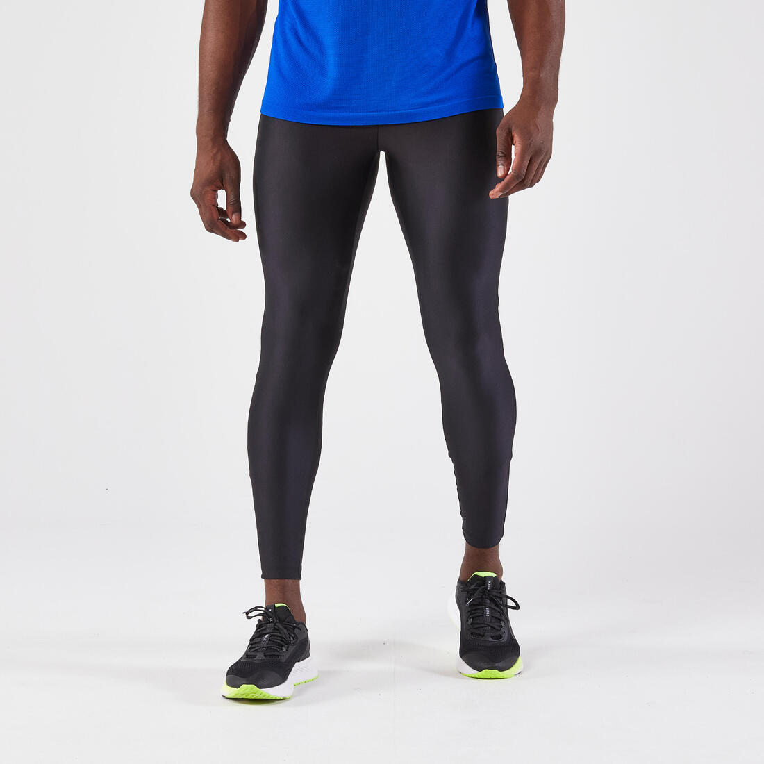 Collant de running respirant homme - kiprun run 100 dry noir