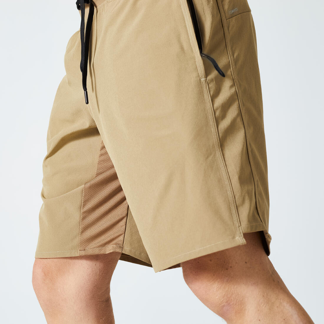 Short de fitness respirant poches zippées homme