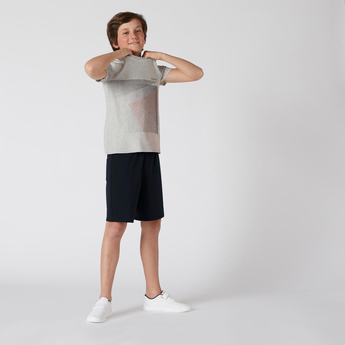 Short enfant coton - Basique marine