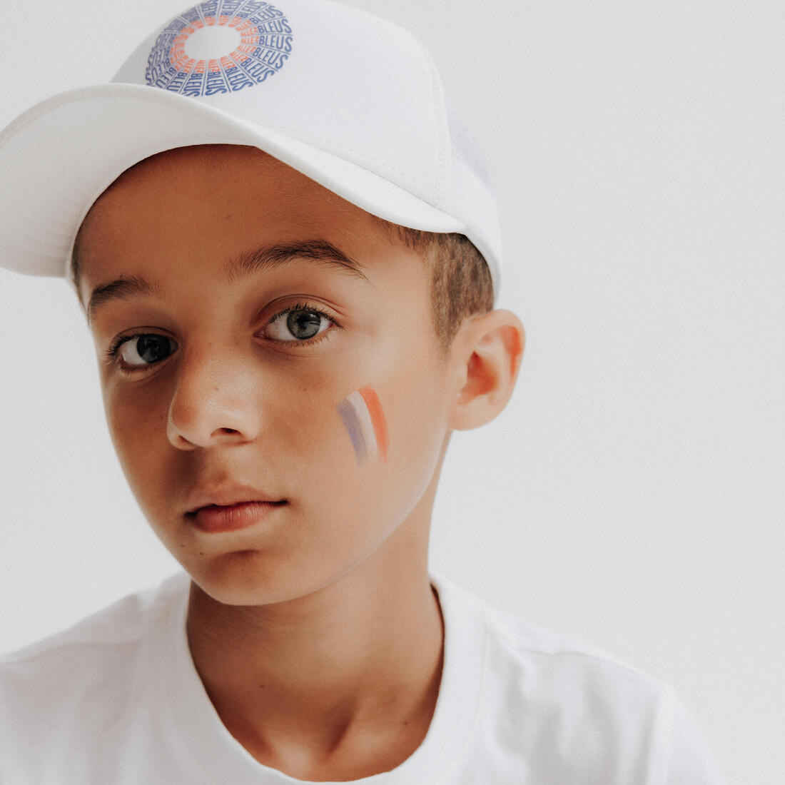 Casquette bleue coq Allez les Bleus mixte