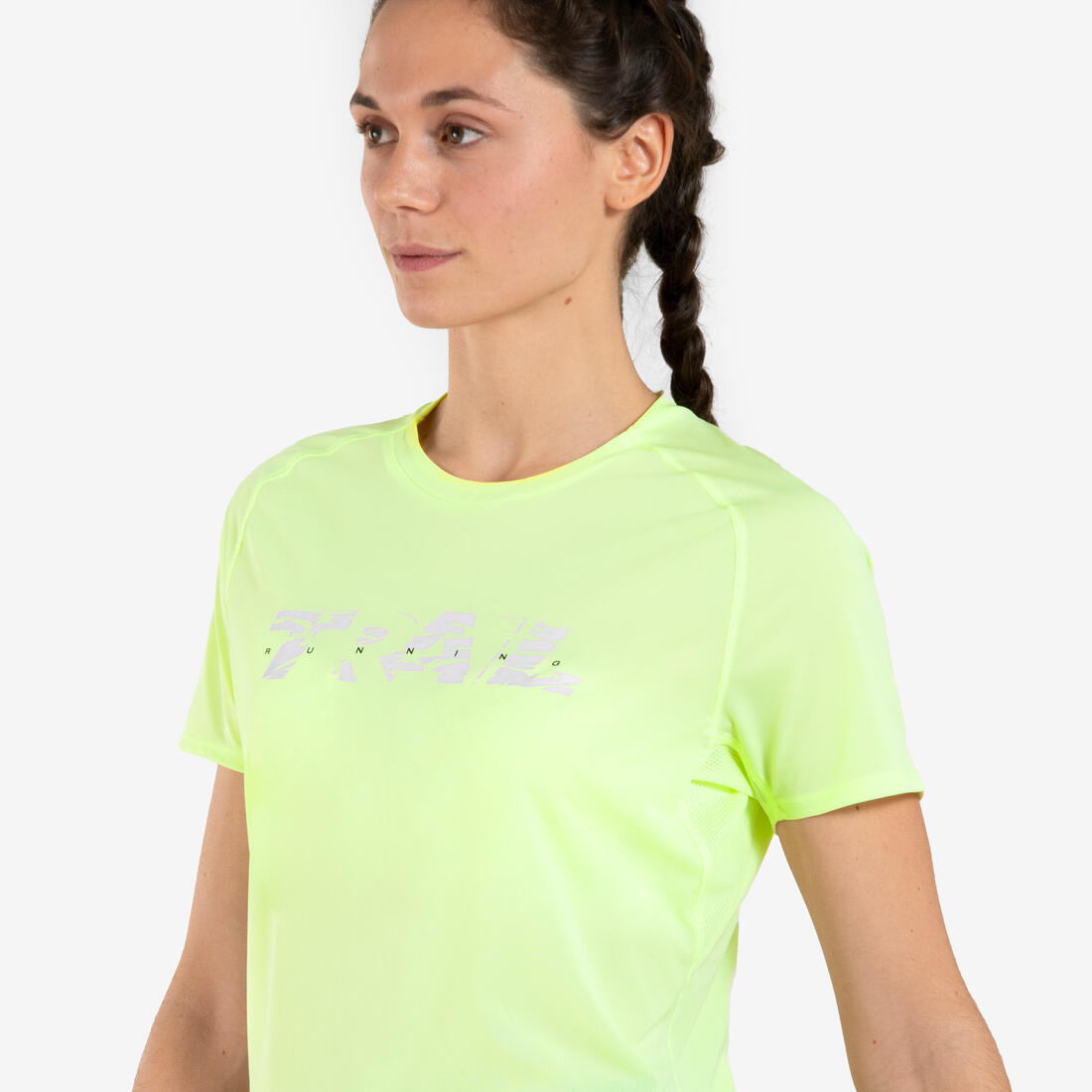 T-SHIRT DE TRAIL RUNNING MANCHES COURTES GRAPH FEMME LILA