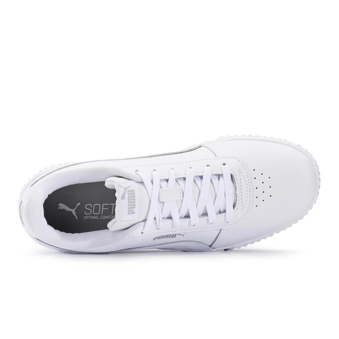 Chaussures de marche active femme Puma Carina blanc