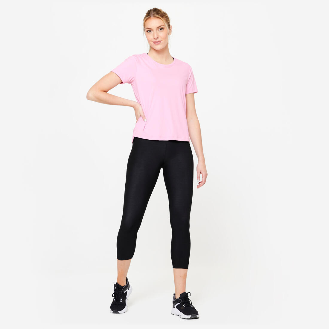 T-shirt fitness manches courtes femme