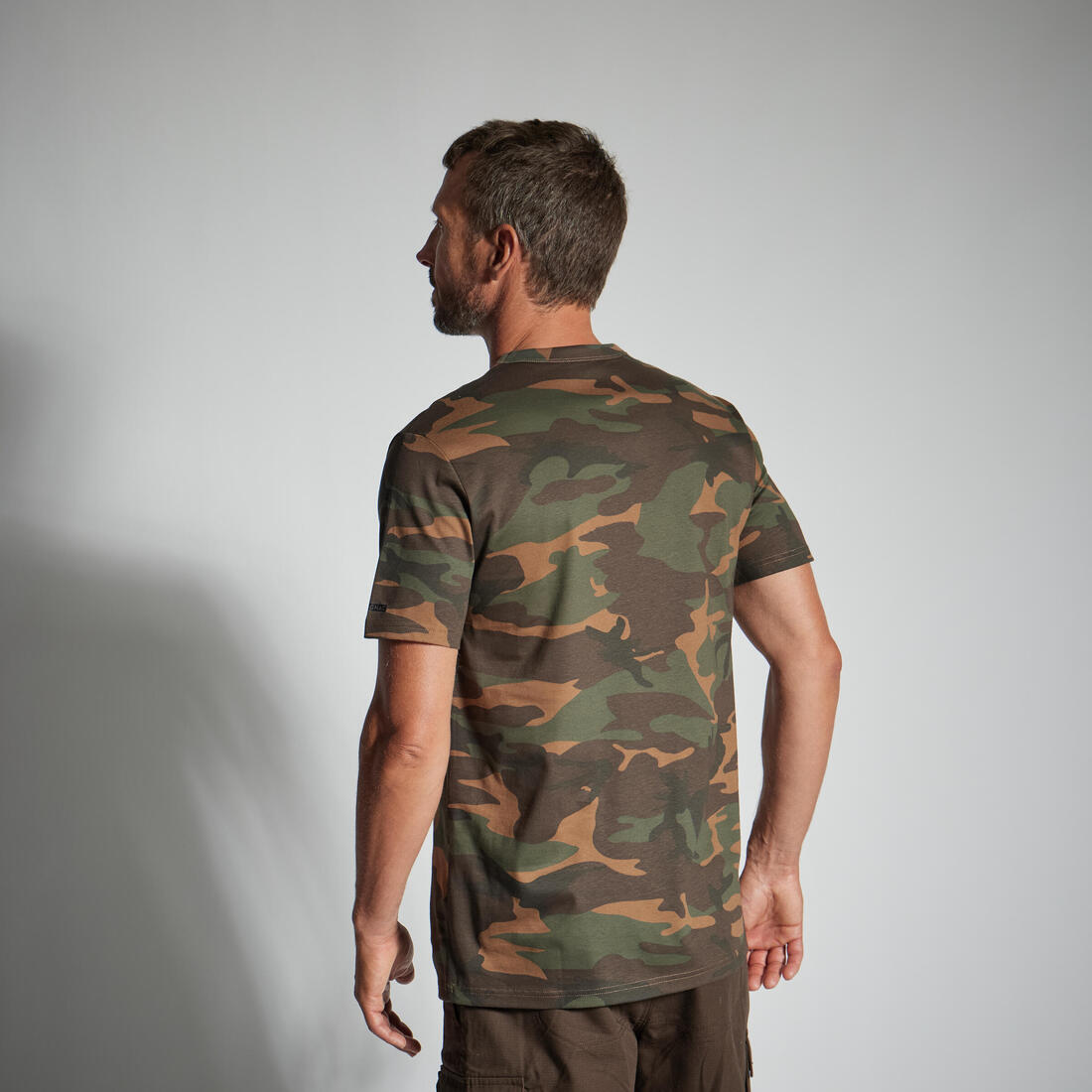 T-SHIRT RESISTANT 100 CAMO WOODLAND