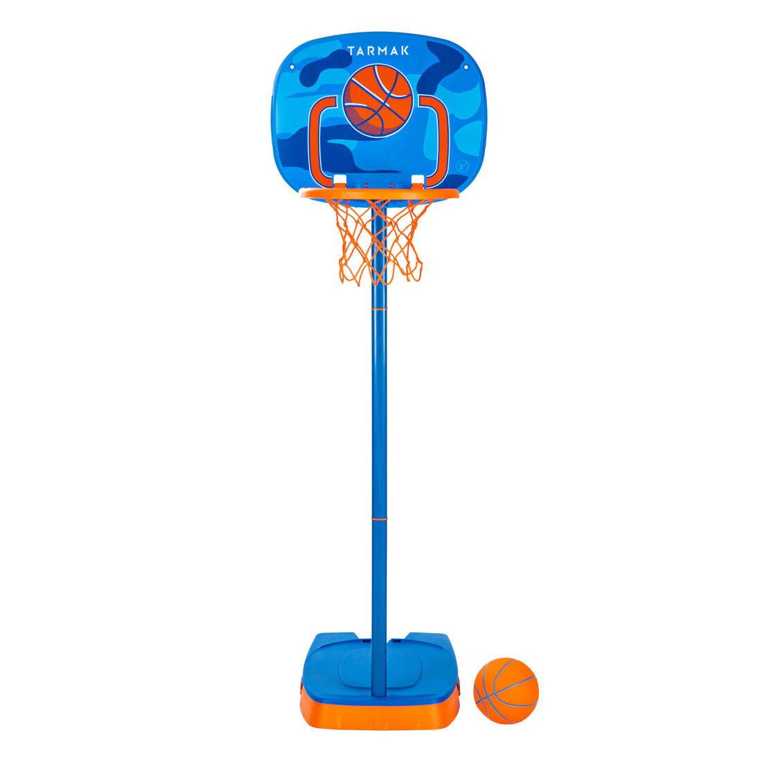 Panier de basket sur pied réglable de 0,9m à 1,2m Enfant - K100 Ball orange