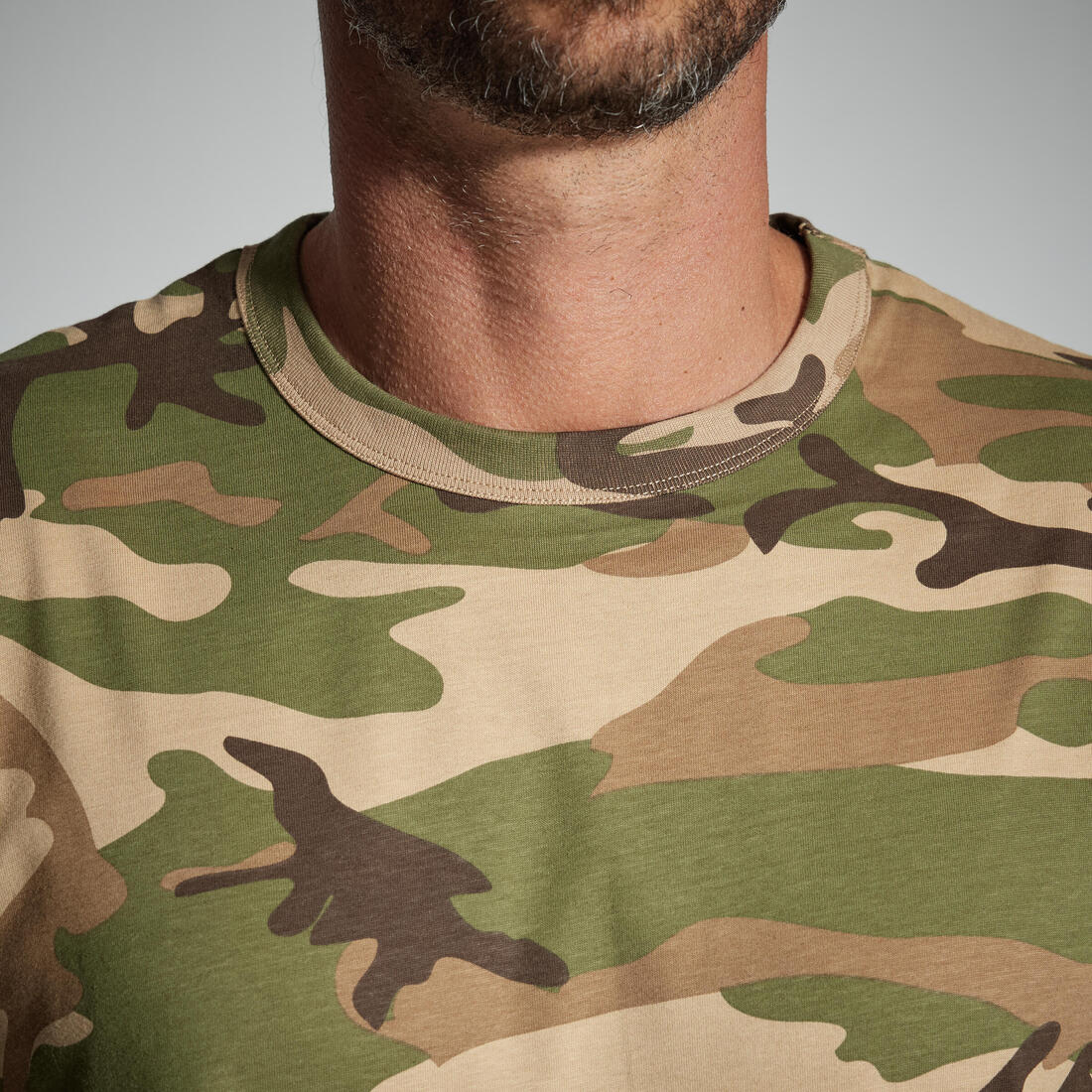 T-SHIRT RESISTANT 100 CAMO WOODLAND