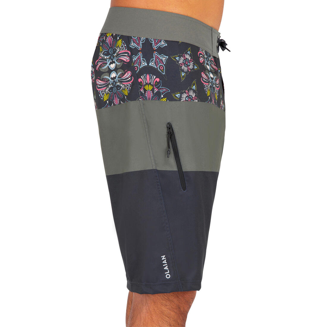 Surf boardshort standard 500 Risca Black