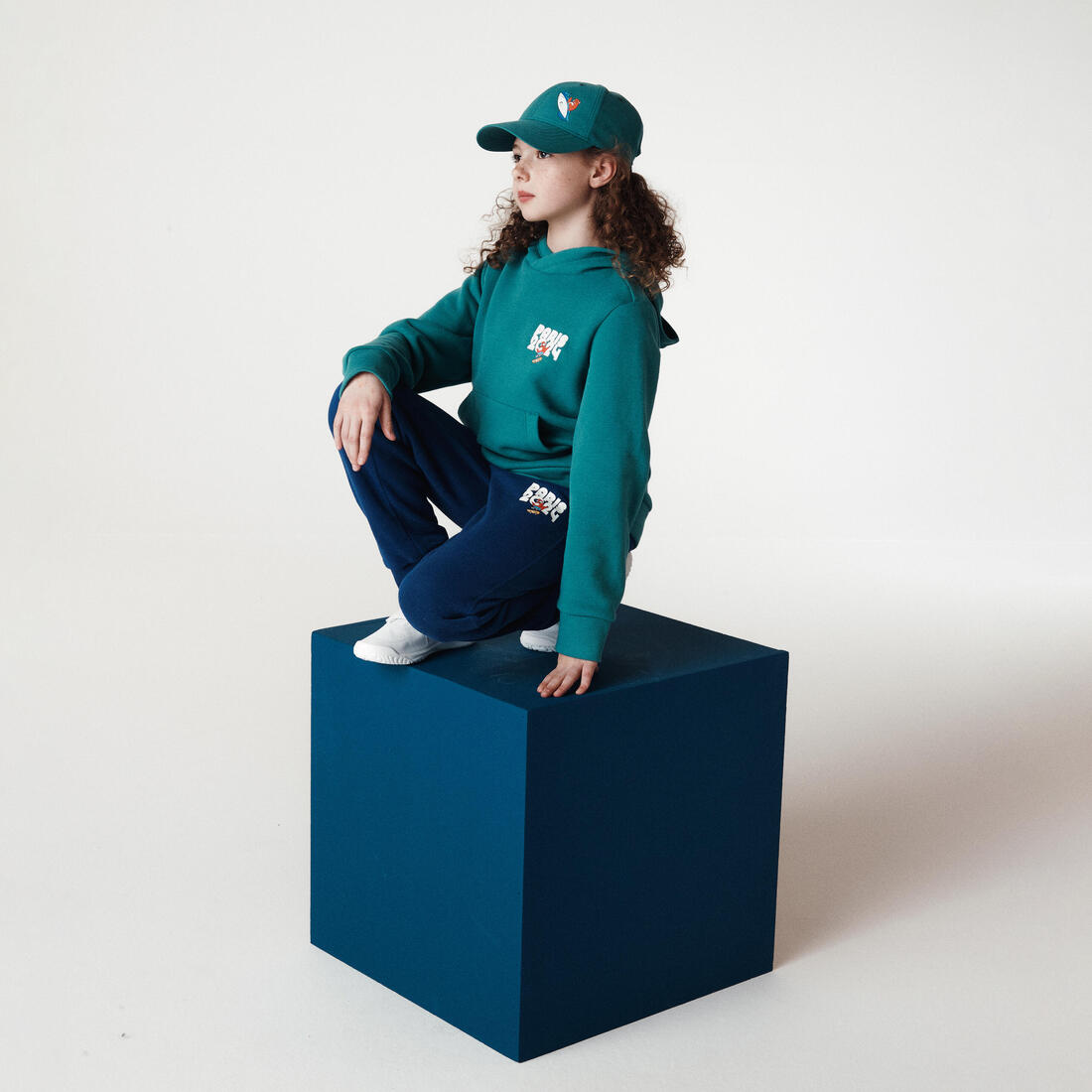 Casquette Les Mascottes de Paris 2024 Enfant Corail