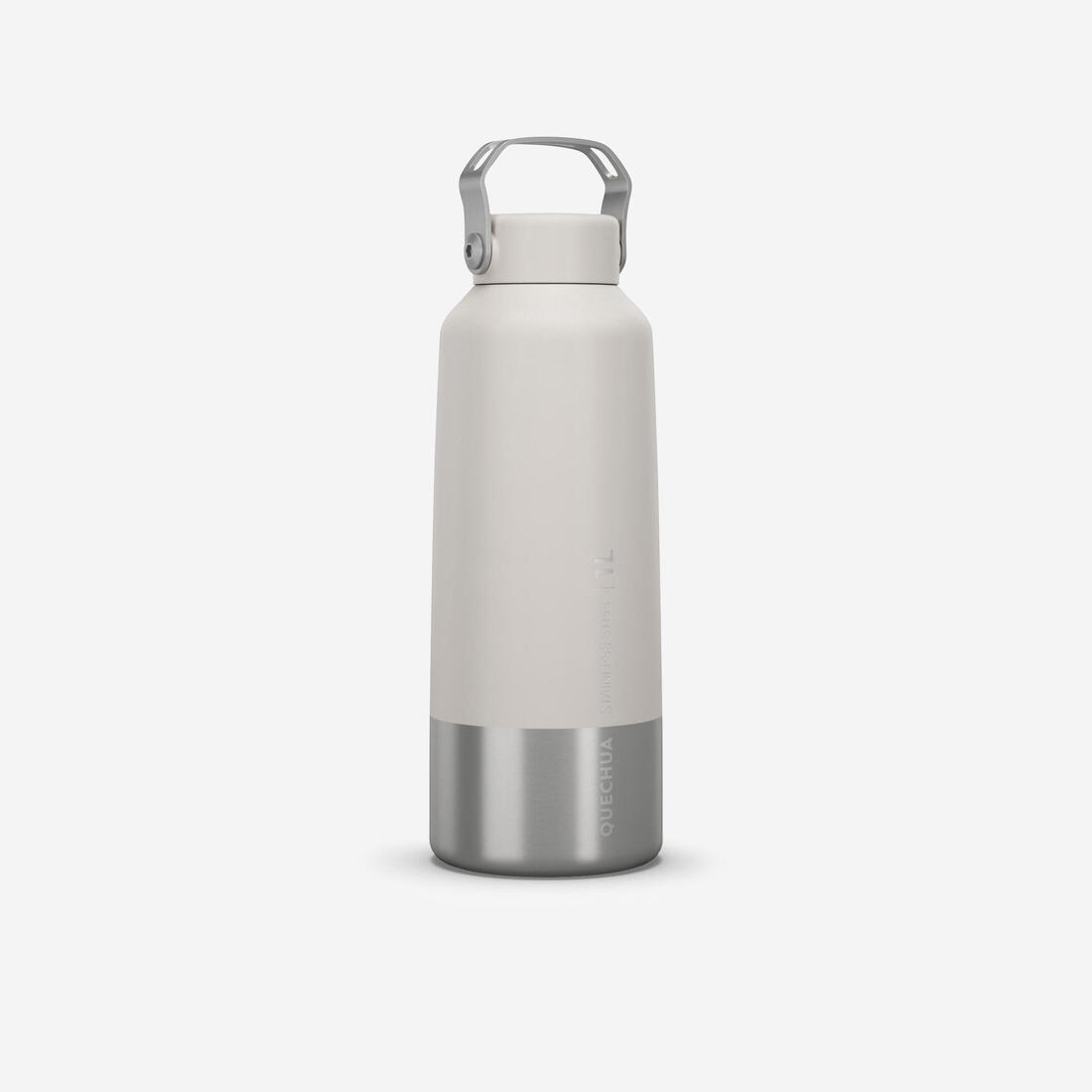 Gourde inox 1L avec bouchon à vis pour la randonnée