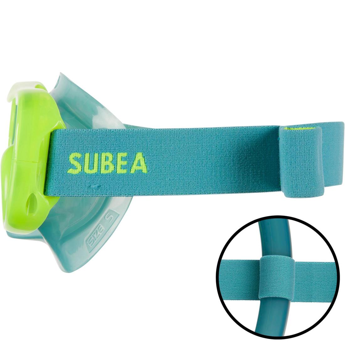 Kit plongée Masque et Tuba Snorkeling 100 Valve enfant